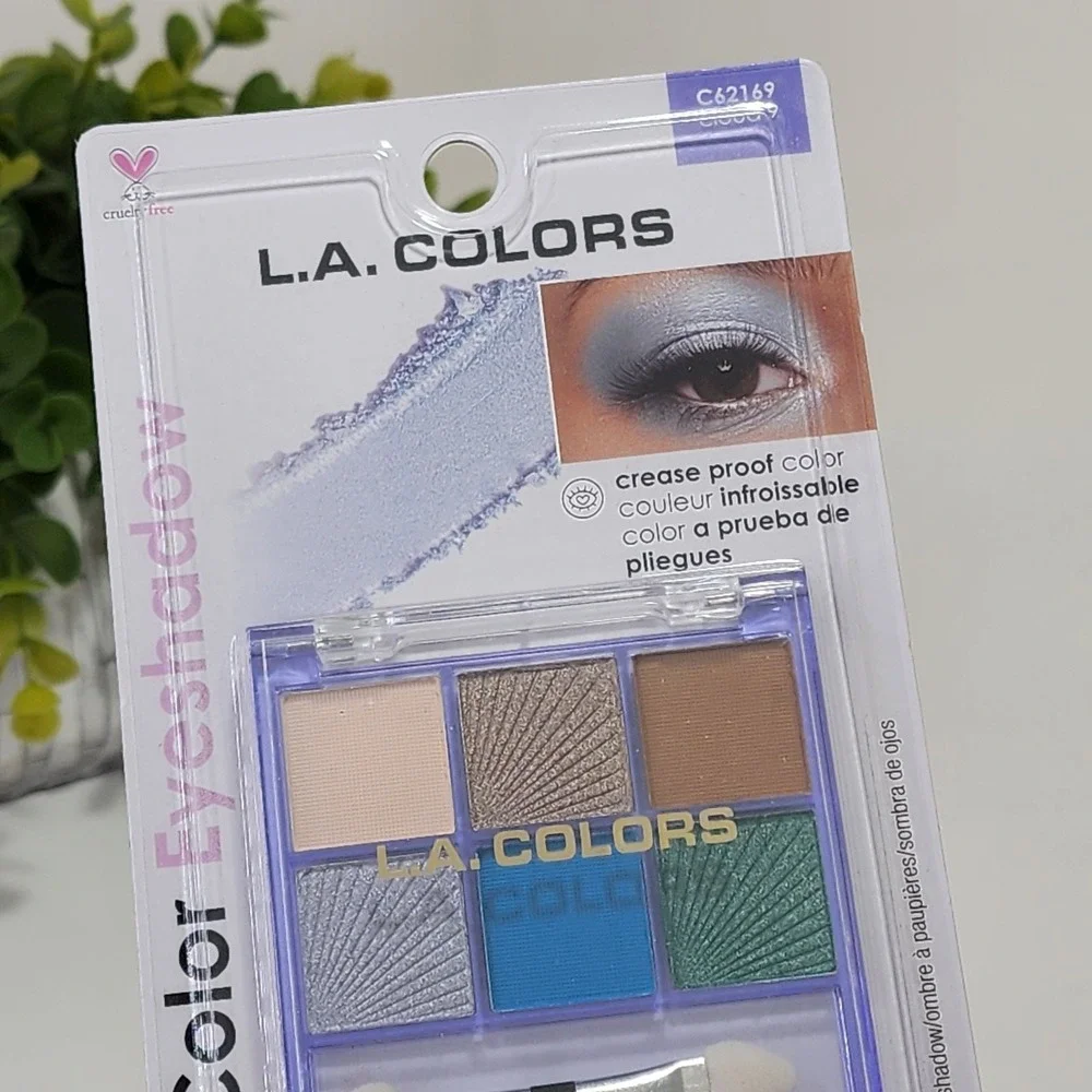 L. A. Colors 6 Color Eyeshadow Cloud 9 Palette New Unopened